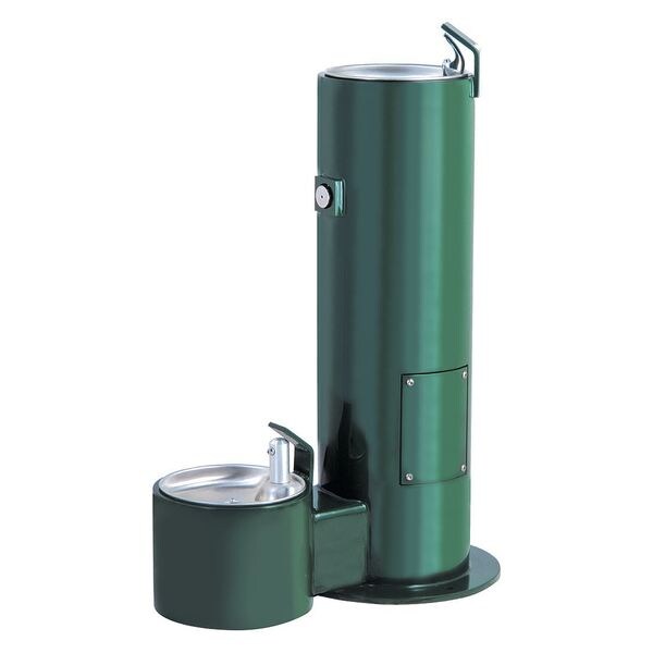 Bark Park Dog and Me Water Fountain, 26"x13"x36" - PBARK-498-GREEN