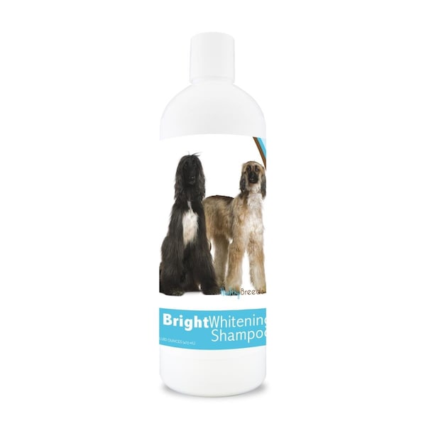 Healthy Breeds 12 oz Afghan Hound Bright Whitening Shampoo - 840235100225