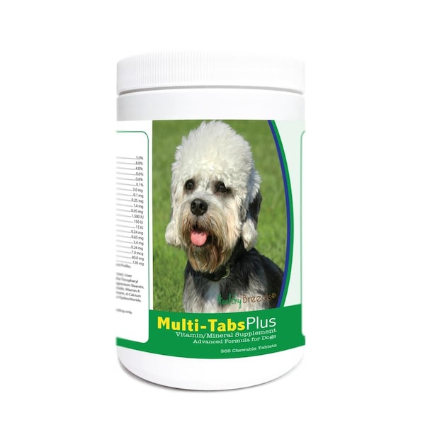 Healthy Breeds Dandie Dinmont Terrier Multi-Tabs Plus Chewable Tablets, 365PK - 840235172390