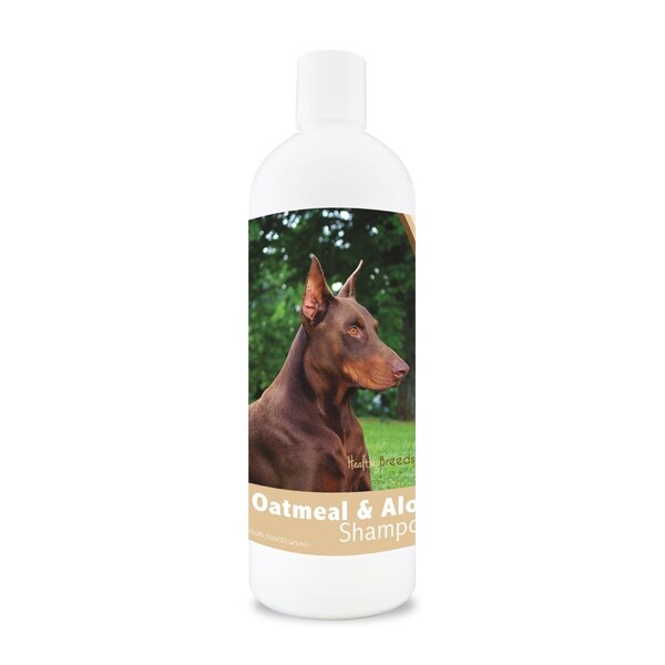 Healthy Breeds 16 oz Doberman Pinscher Oatmeal Shampoo with Aloe - 840235117230