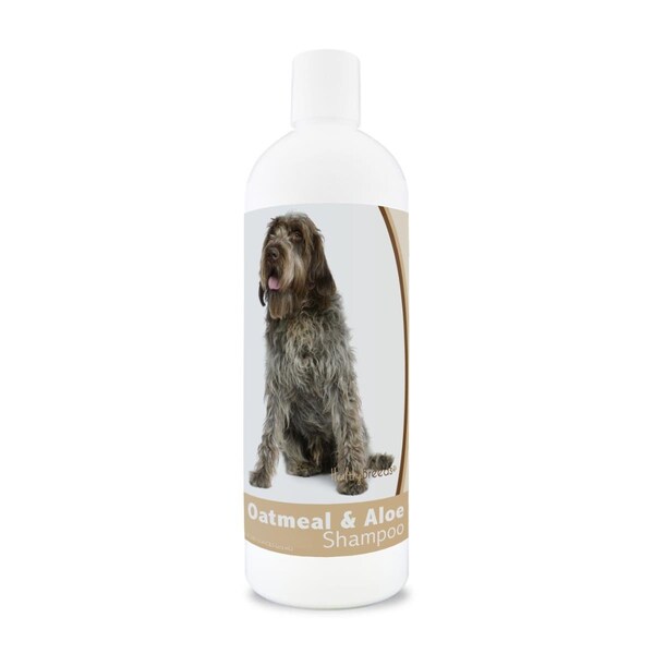 Healthy Breeds 16 oz Wirehaired Pointing Griffon Oatmeal Shampoo with Aloe - 840235116226