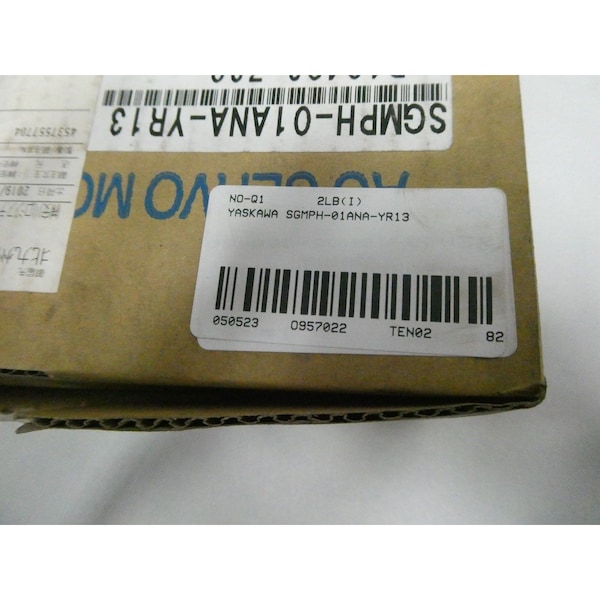 Yaskawa 3Ph 100W 3000Rpm 0.318Nm 200V-Ac Servo Motor - SGMPH-01ANA-YR13