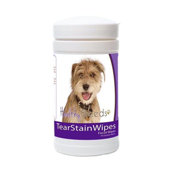 Healthy Breeds Mutt Tear Stain Wipes - 840235152439