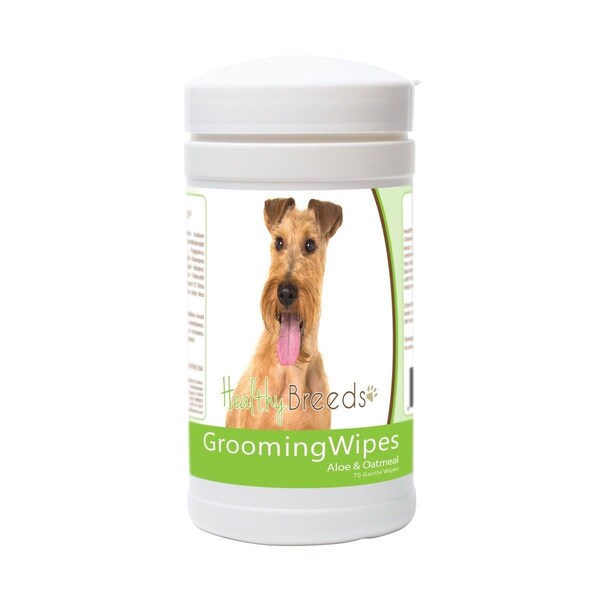 Healthy Breeds Irish Terrier Grooming Wipes, 70PK - 840235181682