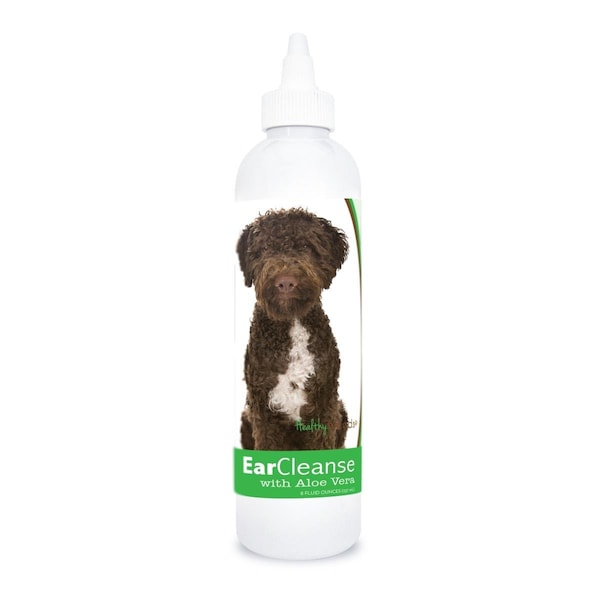 Healthy Breeds 8 oz Lagotti Romagnoli Ear Cleanse with Aloe Vera Cucumber Melon - 840235197317