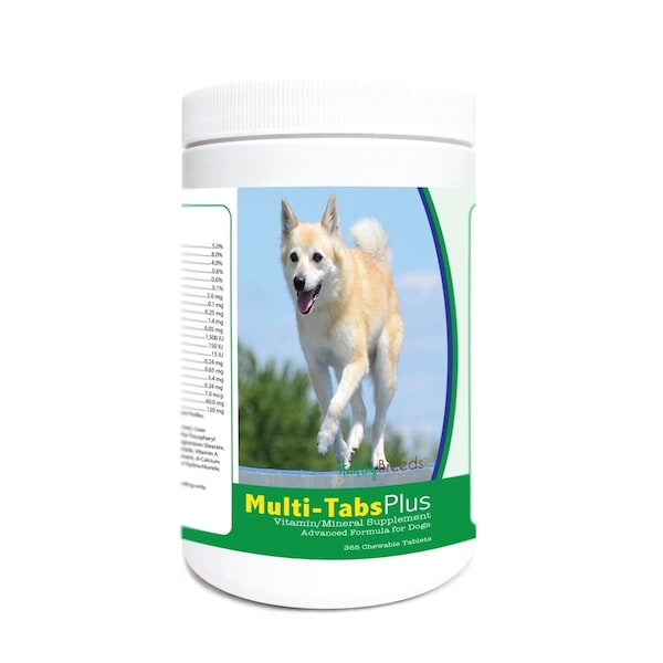 Healthy Breeds Norwegian Buhund Multi-Tabs Plus Chewable Tablets, 365PK - 840235171300