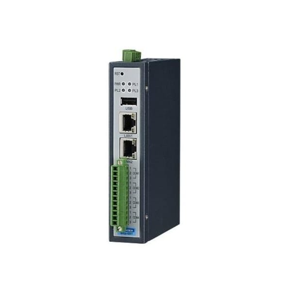 Advantech Manufacturing 2LAN 4COM Modbus/BACnet/101/104/DNP3/PLC/Azure/AWS IoT Gateway - ECU-1251TL-R10AAE