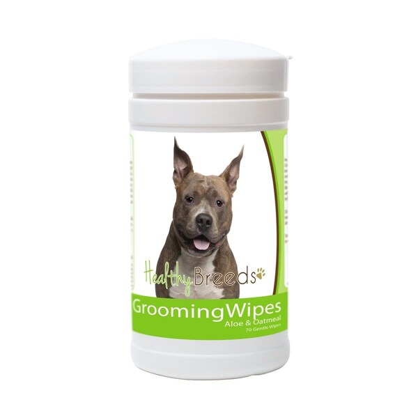 Healthy Breeds American Staffordshire Terrier Grooming Wipes - 840235151623