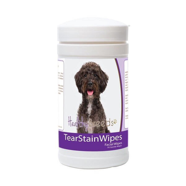 Healthy Breeds Schnoodle Tear Stain Wipes - 70 Count, 70PK - 840235173700