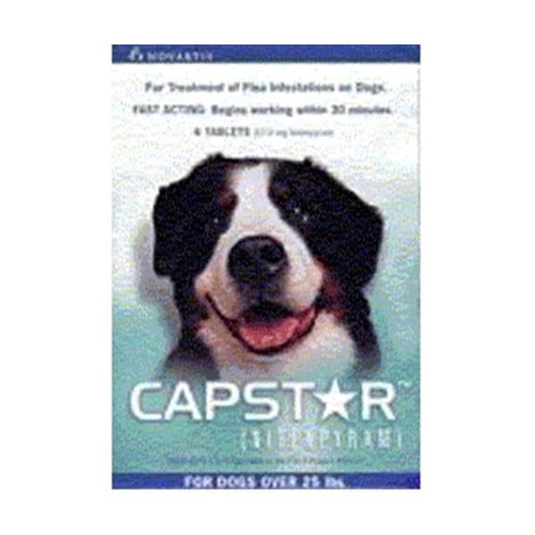 Novartis Novartis CAPSTAR-GREEN Capstar Dogs 26 Lbs. and up. - Green - CAPSTAR-GREEN