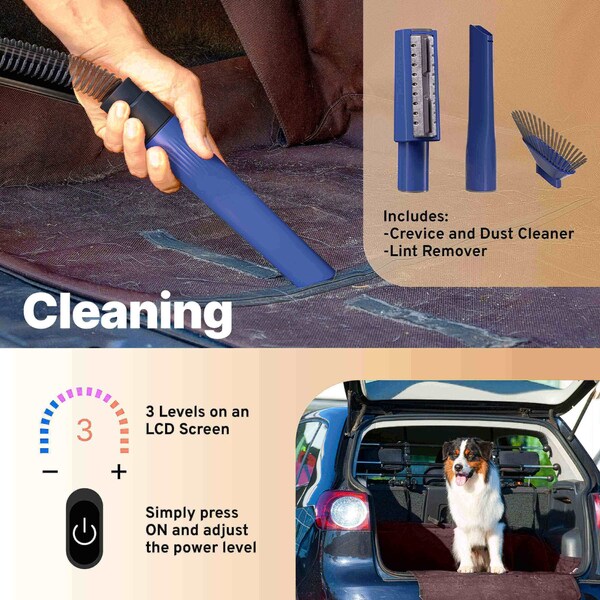 One Smart Ce ONE 5-in-1 Pet Grooming Brush and Vacuum Kit - OPPV001