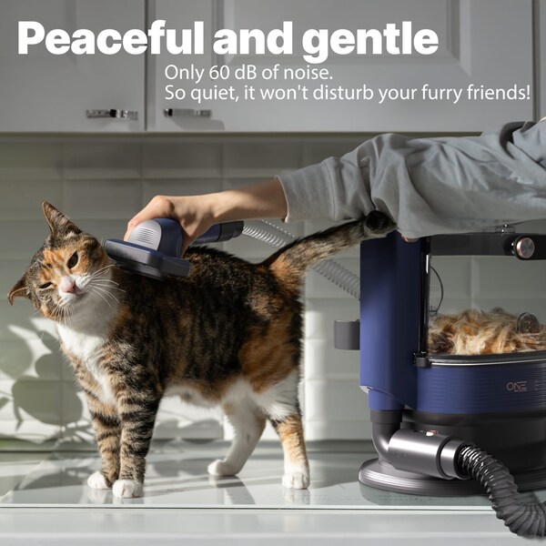 One Smart Ce ONE 5-in-1 Pet Grooming Brush and Vacuum Kit - OPPV001