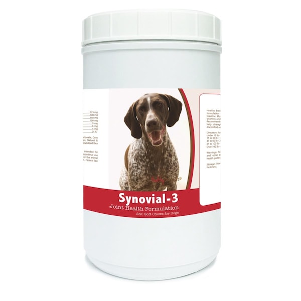 Healthy Breeds German Shorthaired Pointer Synovial-3 Joint Health Formulation - 240 Count - 840235108560