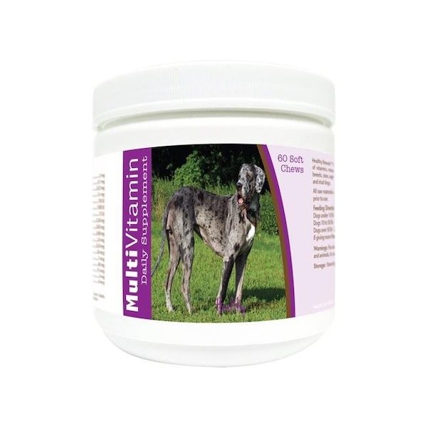 Healthy Breeds Healthy Breeds 840235173328 Great Dane Multi-Vitamin Soft Chews - 60 Count - 840235173328