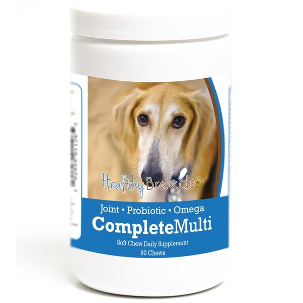 Healthy Breeds Sloughi all in one Multivitamin Soft Chew, 90PK - 192959011265
