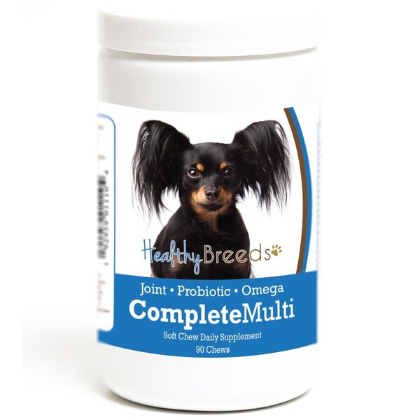 Healthy Breeds Russian Toy Terrier all in one Multivitamin Soft Chew, 90PK - 192959011104