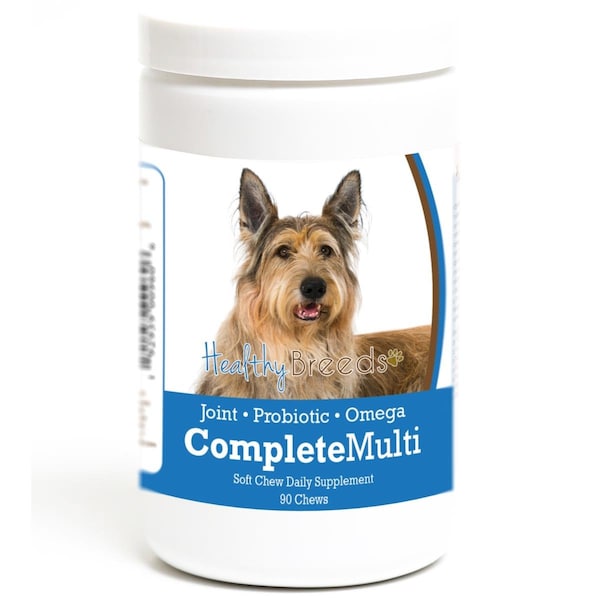 Healthy Breeds Berger Picard all in one Multivitamin Soft Chew, 90PK - 192959009606