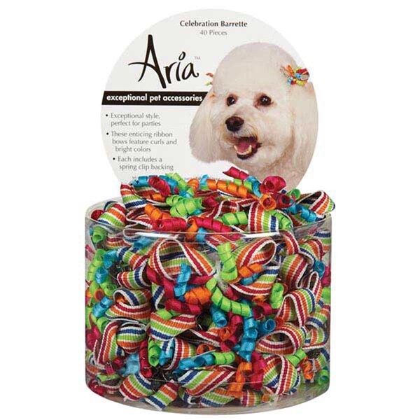 Aria Celebration Barrette Canister 40 Pcs, 40PK - DT1105 40