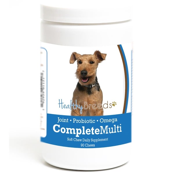 Healthy Breeds Welsh Terrier all in one Multivitamin Soft Chew, 90PK - 192959011517