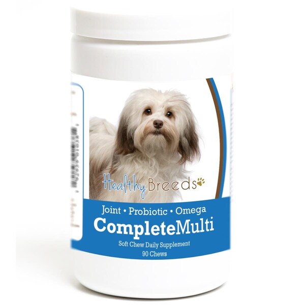 Healthy Breeds Havanese all in one Multivitamin Soft Chew, 90PK - 192959010381