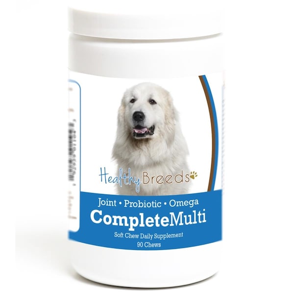 Healthy Breeds Great Pyrenees all in one Multivitamin Soft Chew, 90PK - 192959011043