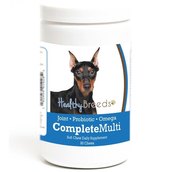Pamperedpets German Pinscher all in one Multivitamin Soft Chew, 90PK - PA3490251