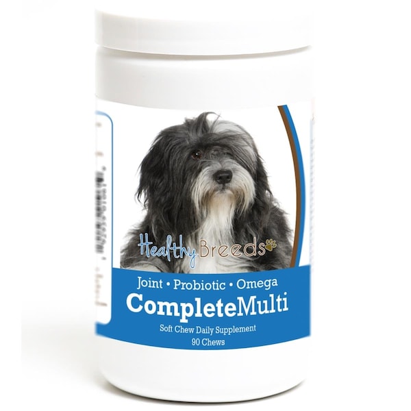 Healthy Breeds Lhasa Apso all in one Multivitamin Soft Chew, 90PK - 192959010619