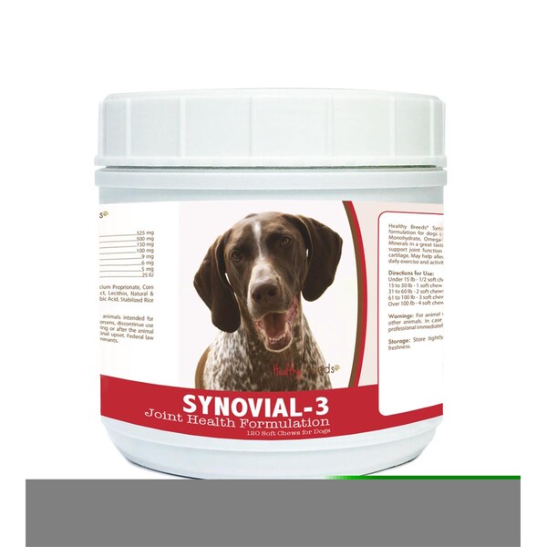 Healthy Breeds German Shorthaired Pointer Synovial-3 Joint Health Formulation - 120 Count - 840235108540