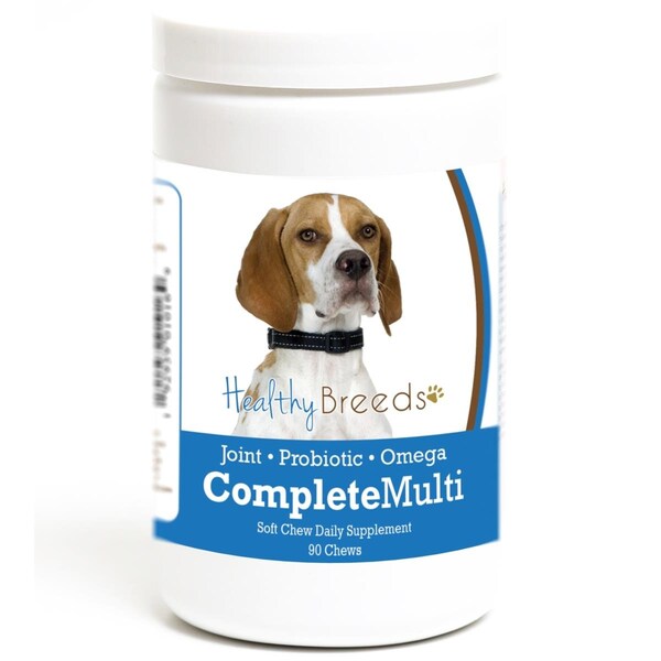 Healthy Breeds English Pointer all in one Multivitamin Soft Chew, 90PK - 192959010169