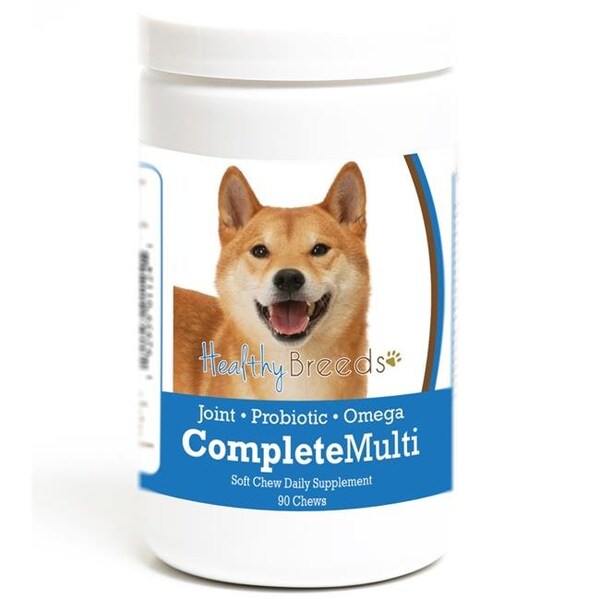 Healthy Breeds Healthy Breeds 192959011241 Shiba Inu all in one Multivitamin Soft Chew - 90 Count - 192959011241