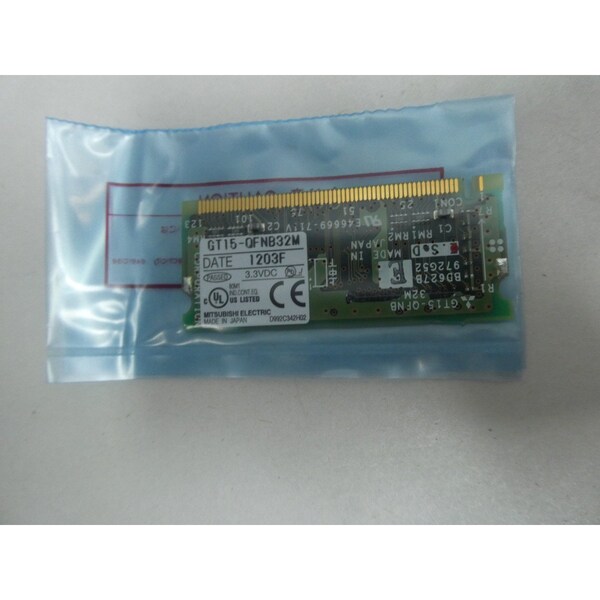 Mitsubishi Memory Card Pcb Circuit Board - GT15-QFNB32M