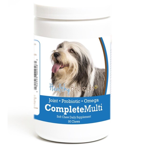Healthy Breeds Bearded Collie all in one Multivitamin Soft Chew, 90PK - 192959009583