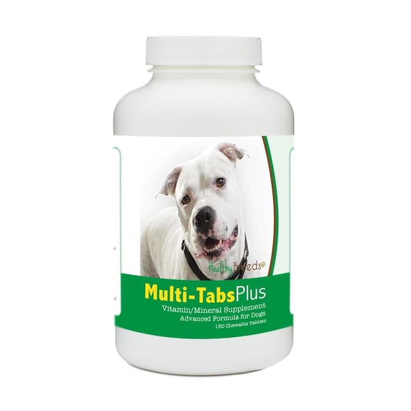Healthy Breeds Pit Bull Multi-Tabs Plus Chewable Tablets, 180PK - 840235180524