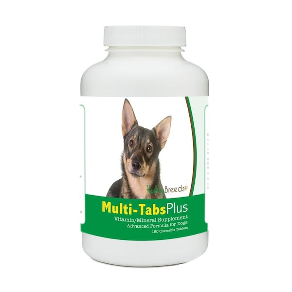 Healthy Breeds Swedish Vallhund Multi-Tabs Plus Chewable Tablets, 180PK - 840235175759