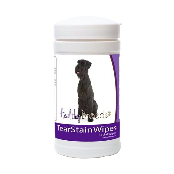 Healthy Breeds Healthy Breeds 840235152132 Giant Schnauzer Tear Stain Wipes - 840235152132