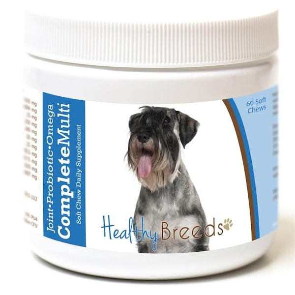 Healthy Breeds Healthy Breeds 192959009088 Standard Schnauzer all in one Multivitamin Soft Chew - 60 Count - 192959009088