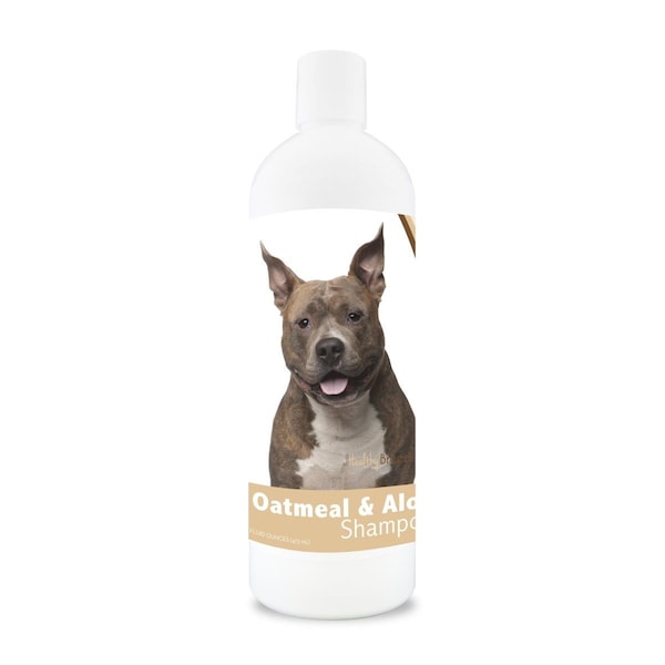 Healthy Breeds 16 oz American Staffordshire Terrier Oatmeal Shampoo with Aloe - 840235100843