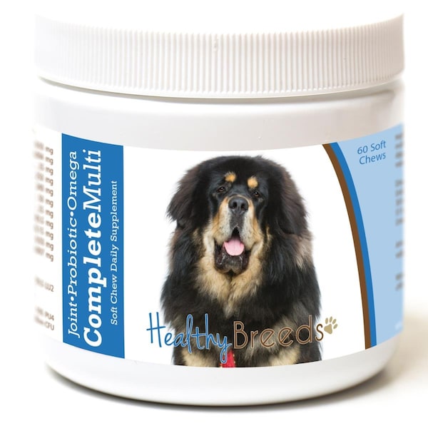 Pamperedpets Tibetan Mastiff all in one Multivitamin Soft Chew, 60PK - PA3491899