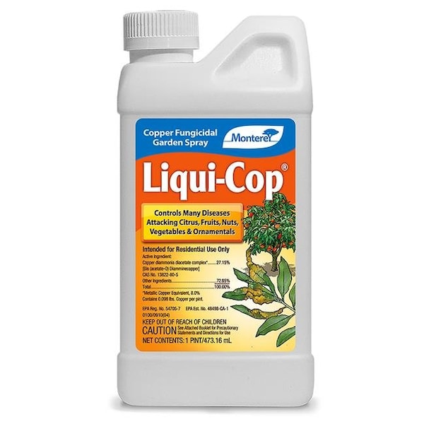 Monterey Bay Monterey 070387 1 Pint Liqui-Cop Fungicide Spray - 70387
