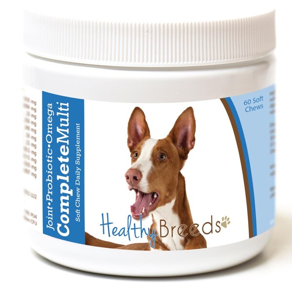 Healthy Breeds Ibizan Hound All in One Multivitamin Soft Chew, 60PK - 192959008200
