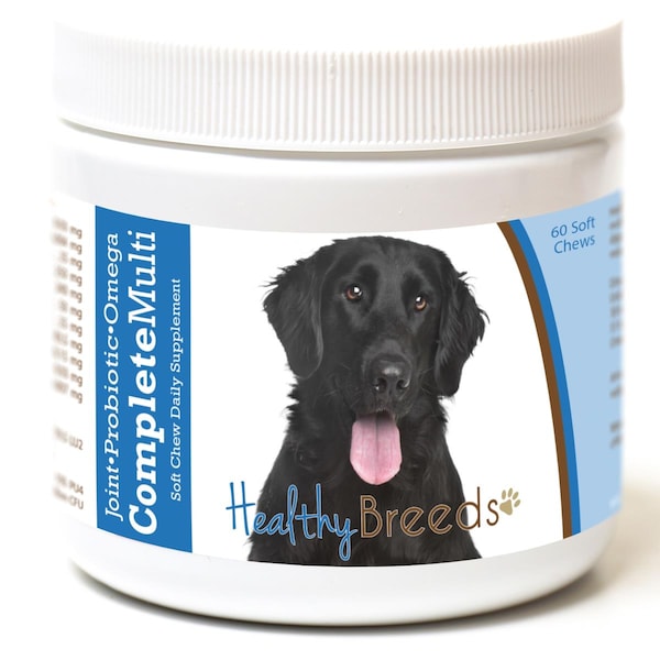 Healthy Breeds Flat Coated Retriever All in One Multivitamin Soft Chew, 60PK - 192959008040