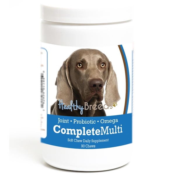 Pamperedpets Weimaraner all in one Multivitamin Soft Chew, 90PK - PA3489911