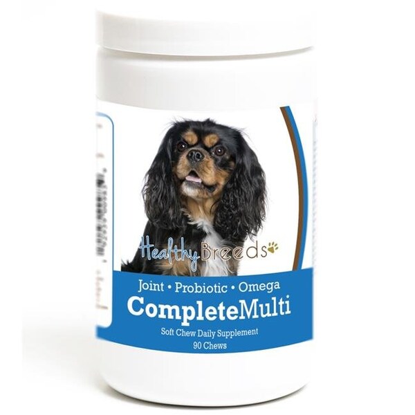 Healthy Breeds Healthy Breeds 192959009859 Cavalier King Charles Spaniel all in one Multivitamin Soft Chew - 90 Count - 192959009859