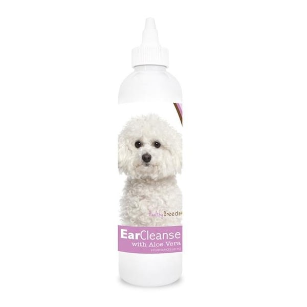 Healthy Breeds Healthy Breeds 840235102588 8 oz Bichon Frise Ear Cleanse with Aloe Vera Sweet Pea & Vanilla - 840235102588