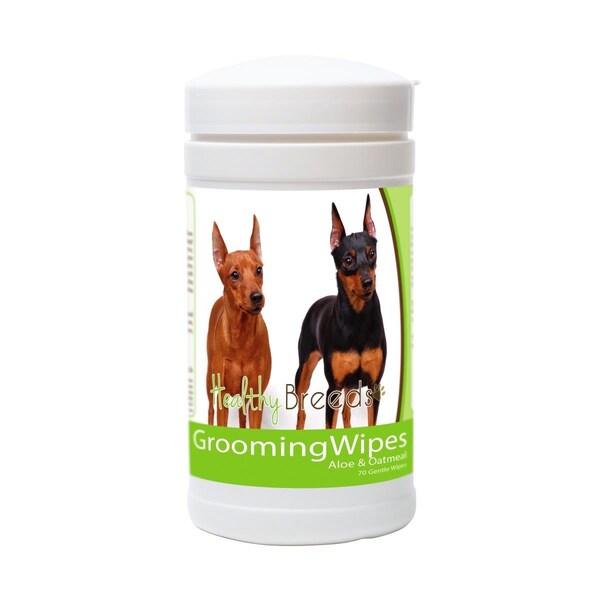 Healthy Breeds Miniature Pinscher Grooming Wipes - 840235151586