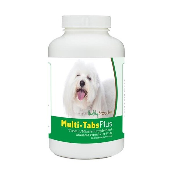 Healthy Breeds Healthy Breeds 840235176695 Coton de Tulear Multi-Tabs Plus Chewable Tablets - 180 Count - 840235176695