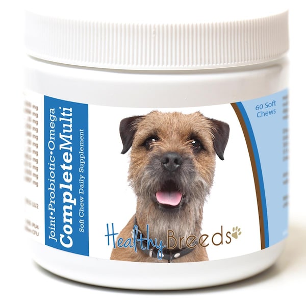 Healthy Breeds Border Terrier All in One Multivitamin Soft Chew, 60PK - 192959007340