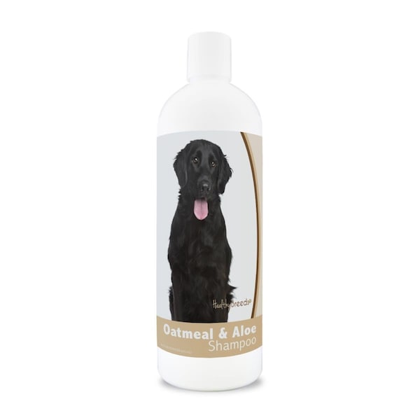 Healthy Breeds 16 oz Flat Coated Retriever Oatmeal Shampoo with Aloe - 840235106944