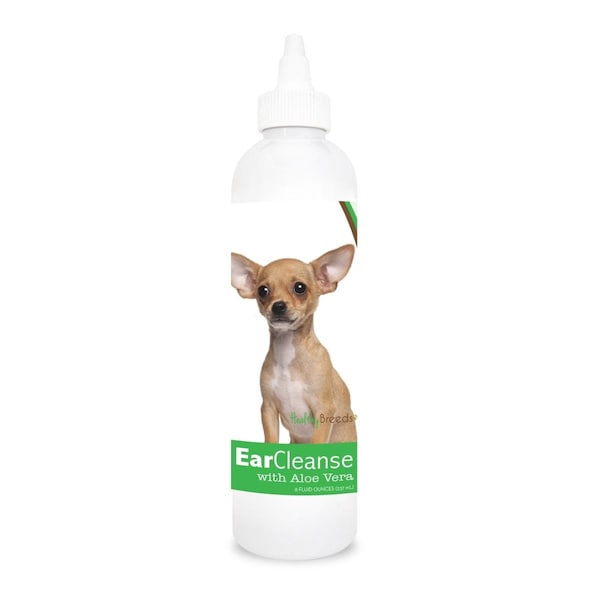 Healthy Breeds 8 oz Chihuahua Ear Cleanse with Aloe Vera Cucumber Melon - HE125971