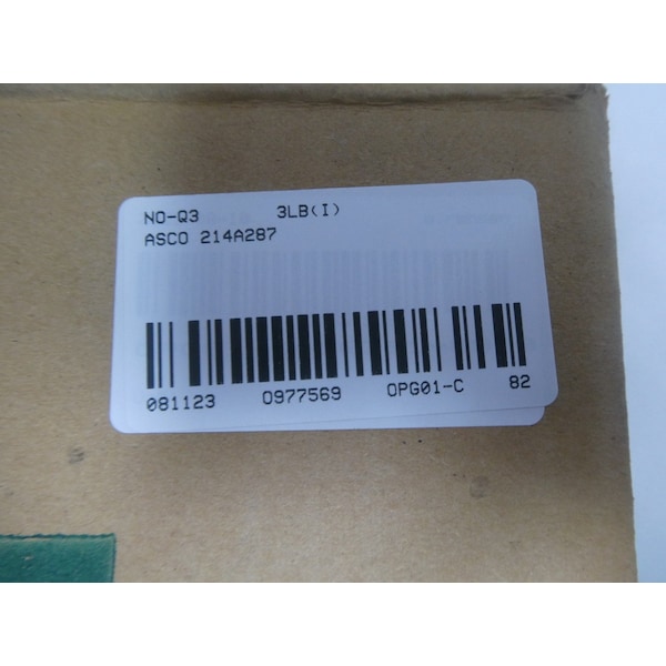 Asco UNDER-OVER FREQUENCY MONITOR 120V-AC PLC AND DCS MODULE - 214A287